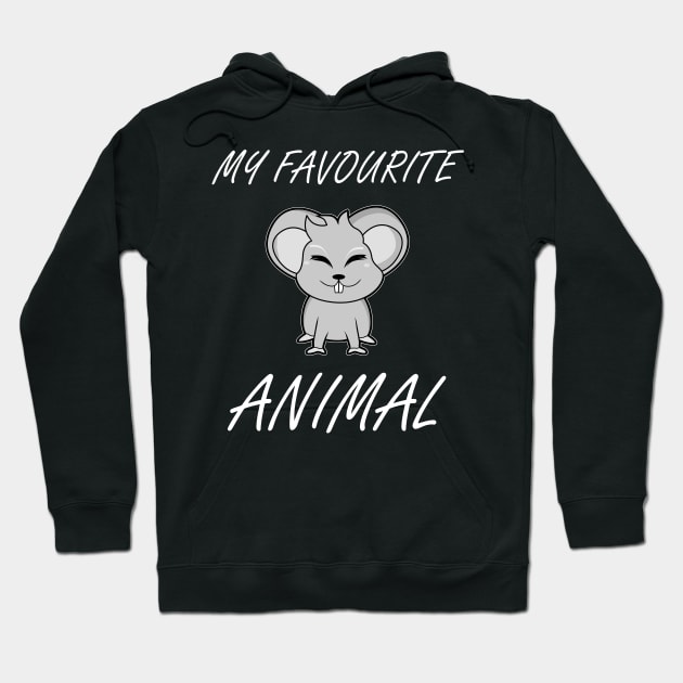 Favourite Animal Mouse Hoodie by Imutobi